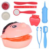 Conjunto Massinha de Modelar Brincando de Dentista Brinquedo Infantil Conjunto Massinha de Modelar Brincando de Dentista Brinquedo Infantil