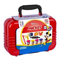 Conjunto Massinha De Modelar Colorida Mickey Mouse Com Acessórios Para Crianças Brinquedo Disney - Cotiplás