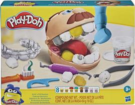 Conjunto Massinha Play-Doh Brincando de Dentista, para crianças a partir dos 3 anos - F1259 - Hasbro Conjunto Massinha Play-Doh Brincando de Dentista, para crianças a partir dos 3 anos - F1259 - Hasbro