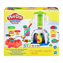Conjunto Massinha Play-Doh Liquidificador Smoothies Coloridos com 5 Potes Colors F9142 - Hasbro