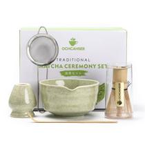 Conjunto Matcha Conjunto de chá japonês Ochcahser com tigela Matcha 500mL