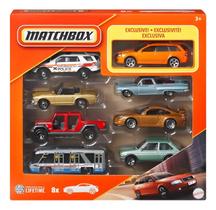 Conjunto Matchbox 8 Veículos Básicos 1:64 Mattel - HVR81 Conjunto Matchbox 8 Veículos Básicos 1:64 Mattel - HVR81