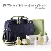 Conjunto Maternidade Mamãe e Bebê com bolsa e trocador (7 produtos) Conjunto Maternidade Mamãe e Bebê com bolsa e trocador (7 produtos)