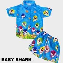 Conjunto Mauricinho Baby Shark