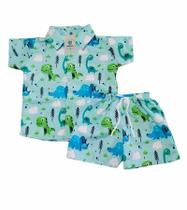 Conjunto Mauricinho Dinossauros Tam.P (2-3 Anos)