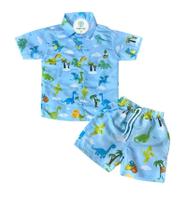 Conjunto Mauricinho Dinossauros Tam.PP (1 ano)