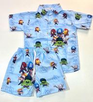 Conjunto Mauricinho Infantil Gola Polo Super Mario Conjunto Mauricinho Infantil Gola Polo Super Mario