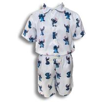 Conjunto Mauricinho Lilo e Stitch - Camisa E Bermuda Conjunto Mauricinho Lilo e Stitch - Camisa E Bermuda