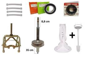 Conjunto Mecanismo Compatível Brastemp Consul Eixo Longo - Kit Completo para Máquina de Lavar