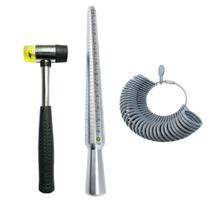 Conjunto Medidor de Anéis NIUPIKA Mandril de Metal e Medidores US
