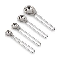 Conjunto Medidores Inox Tp Colher 4Pcs Top Pratic