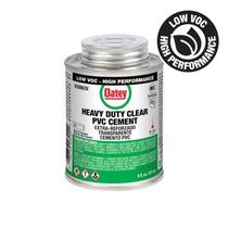 Conjunto médio pesado de 237 ml de cimento de PVC Oatey Clear