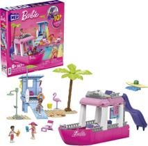 Conjunto Mega Barbie Malibu Dream Boat - 317 Peças para Construção