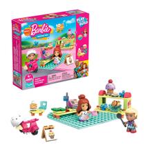 Conjunto Mega Construx Barbie Toy Bakery - Com Micro-bonecas Barbie e Ken