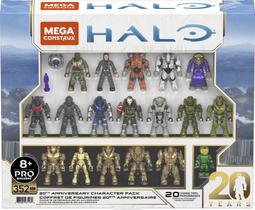 Conjunto MEGA Construx Halo - 20º Aniversário - Bonecos de Ação