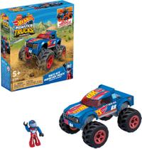 Conjunto MEGA Hot Wheels Monster Trucks Race Ace - Brinquedos de Construção Conjunto MEGA Hot Wheels Monster Trucks Race Ace - Brinquedos de Construção