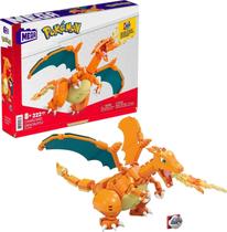 Conjunto Mega Pokémon Charizard de 222 Peças - Brinquedo de Construção para Crianças