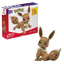 Conjunto Mega Pokémon Jumbo Eevee - 824 Peças para Construção Infantil