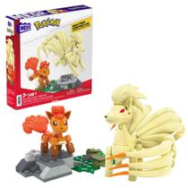 Conjunto MEGA Pokémon Vulpix Evolução - 145 Peças com 2 Figuras