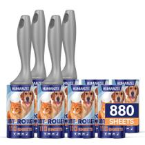 Conjunto Mega Value Lint Rollers humanzee Extra Sticky de 880 folhas Conjunto Mega Value Lint Rollers humanzee Extra Sticky de 880 folhas
