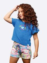 Conjunto Meia Malha e Moletom Bugbee We Love Earth Infantil Menina