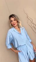 Conjunto Meire - Camisa e Bermudinha Confortável