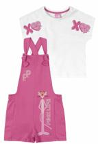 Conjunto Menina A Pantera Cor De Rosa Carinhoso 6