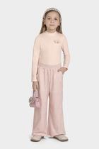 Conjunto Menina Baby Look Cotton e Calça Soft Flex Glinny Cor:RosaTamanho:8 Conjunto Menina Baby Look Cotton e Calça Soft Flex Glinny Cor:RosaTamanho:8
