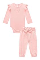 Conjunto Menina Bebê Body Cotton e Calça Clochard Somni Conjunto Menina Bebê Body Cotton e Calça Clochard Somni
