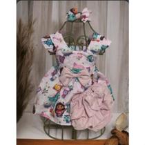 Conjunto Menina Bebê Carinho Casa da Gabby +Laço de Cabelo + Calcinha Conjunto Menina Bebê Carinho Casa da Gabby +Laço de Cabelo + Calcinha