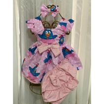 Conjunto Menina Bebê Carinho Galinha Pintadinha Rosa +Laço de Cabelo +Calcinha Conjunto Menina Bebê Carinho Galinha Pintadinha Rosa +Laço de Cabelo +Calcinha