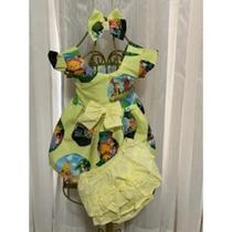 Conjunto Menina Bebê Carinho Safari +Faixa de Cabelo Conjunto Menina Bebê Carinho Safari +Faixa de Cabelo
