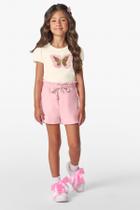 Conjunto Menina Blusa Bordado Borboleta Short Trick Nick Conjunto Menina Blusa Bordado Borboleta Short Trick Nick
