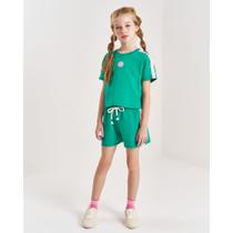 Conjunto Menina Blusa Boxy Meia Malha e Short Moletinho Beli.me Conjunto Menina Blusa Boxy Meia Malha e Short Moletinho Beli.me