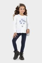 Conjunto Menina Blusa e Legging Glynny