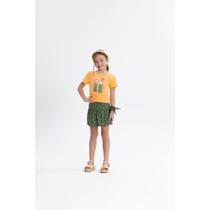 Conjunto Menina Blusa e Short-Saia Alakazoo Ref. 19377 Cor:LaranjaTamanho:6