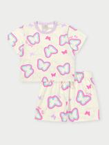 Conjunto Menina Borboletas Lilás Abrange