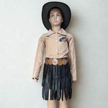 Conjunto Menina Country Infantil Ana Castela Tamanho 4 Ao 12