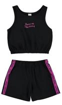 Conjunto menina focus on the good moletom stretch malwee kids preto 18 Conjunto menina focus on the good moletom stretch malwee kids preto 18