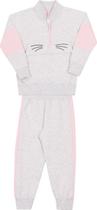 Conjunto Menina Gatinha Hrradinhos 3 Rosa Pink