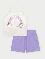 Conjunto Menina Girl Power Cinza Abrange Conjunto Menina Girl Power Cinza Abrange
