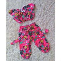 Conjunto Menina Infantil Ciganinha Temático Minnie Rosé Conjunto Menina Infantil Ciganinha Temático Minnie Rosé