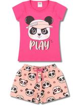 Conjunto Menina Infantil Feminino Verão Tamanho 1 Ao 10