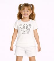 Conjunto Menina Infantil Regata E Short Select Bege Conjunto Menina Infantil Regata E Short Select Bege