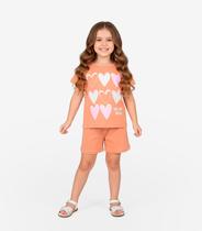 Conjunto Menina Infantil Seletc Marrom