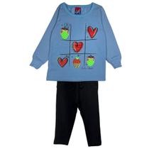 Conjunto Menina Inverno Strawberry Conjunto Menina Inverno Strawberry