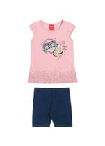 Conjunto menina kely kety estampado Conjunto menina kely kety estampado