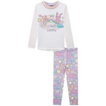 Conjunto Menina Kukiê Blusa Alongada em Cotton e Legging FlyTech