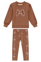 Conjunto Menina Laço Em Moletom Stretch Flanelado Carinhoso 1 Conjunto Menina Laço Em Moletom Stretch Flanelado Carinhoso 1