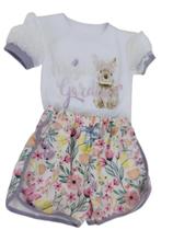 Conjunto Menina Lausalê Baby look e short